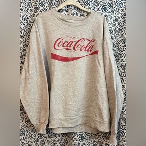 2011/2014 Coca Cola Red and Gray Crewneck Sweater